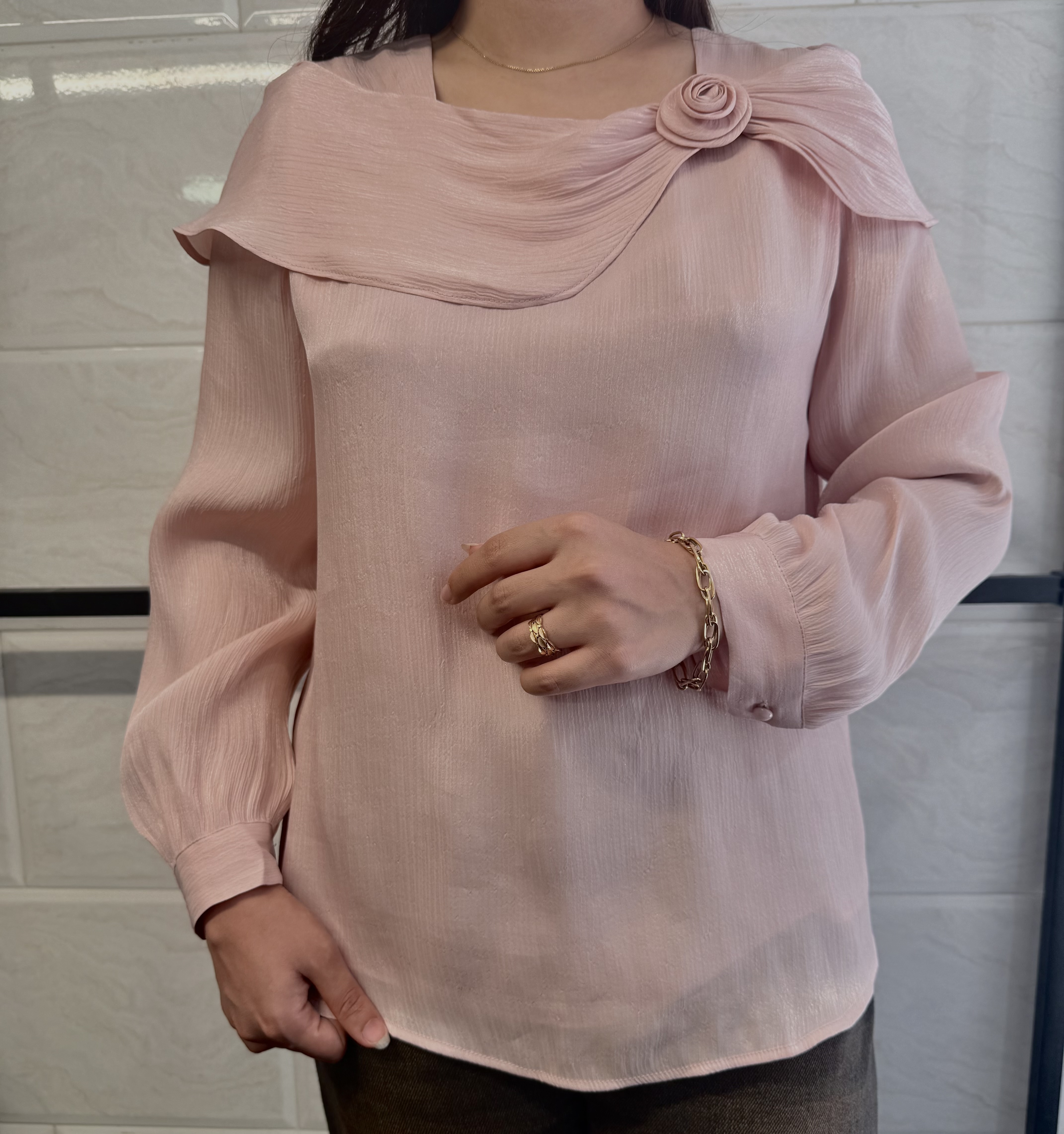 شومیز زنانه تک گل